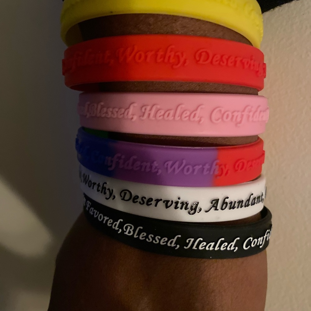 Affirmation bracelets for Women, men, teen, child